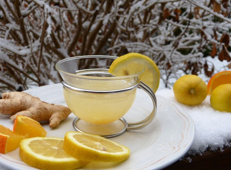 tea citrommal gyömbér alapon a hatás érdekében